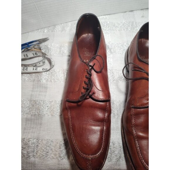 Allen Edmonds LaSalle Brown Leather Lace up Dress Derby‎ Brown Size US Men's 12D - Picture 6 of 16